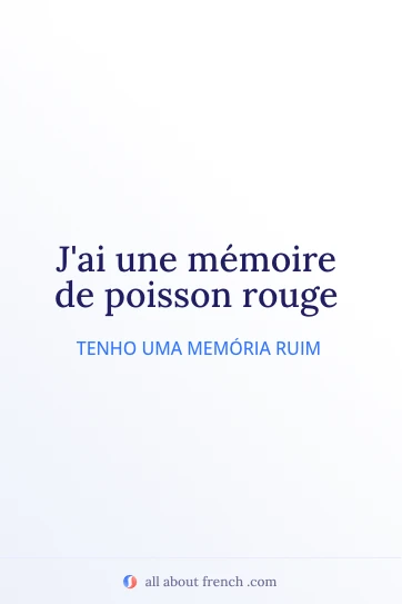 citação estética em francês memoire de poisson rouge