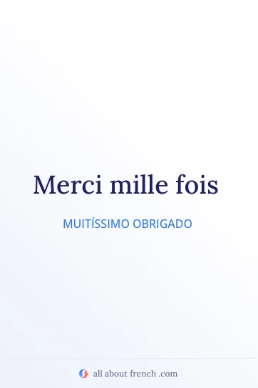 citação francesa estética merci mille fois
