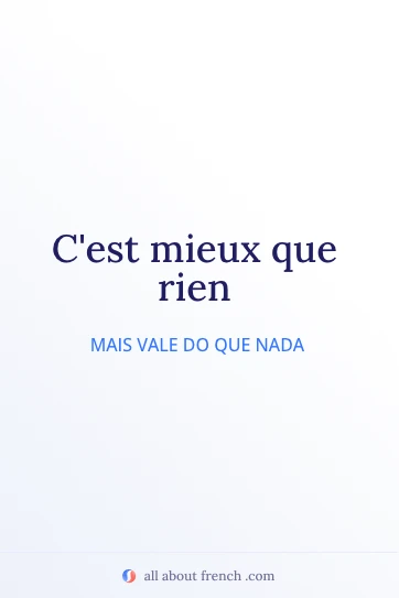 citação francesa estética mieux que rien