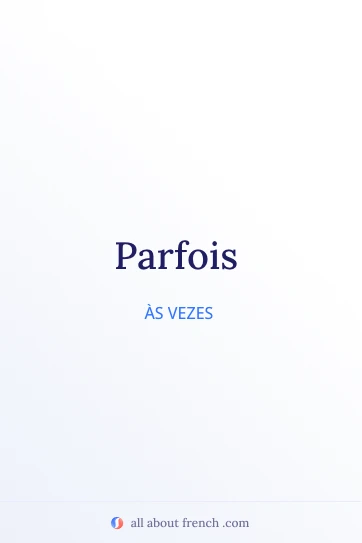 citação francesa estética parfois