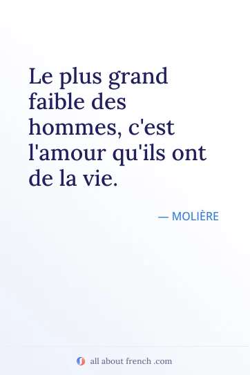 frase estética em francês plus grand faible hommes amour