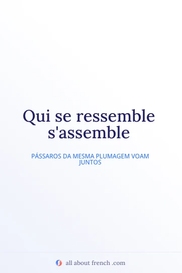 citação francesa estética qui se ressemble sassemble