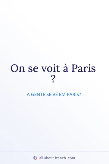 citação francesa estética se voir paris
