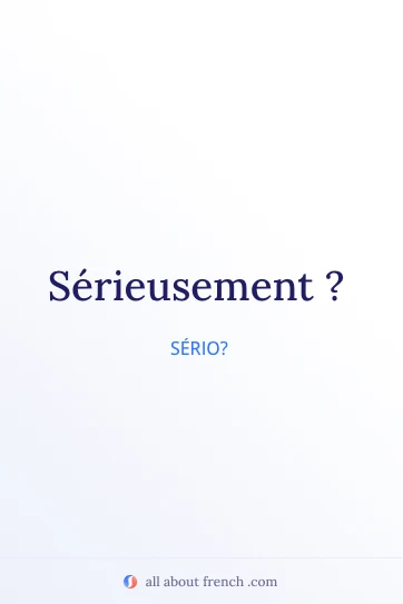 frase francesa estética serieusement