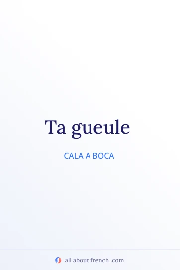 frase francesa estética ta gueule