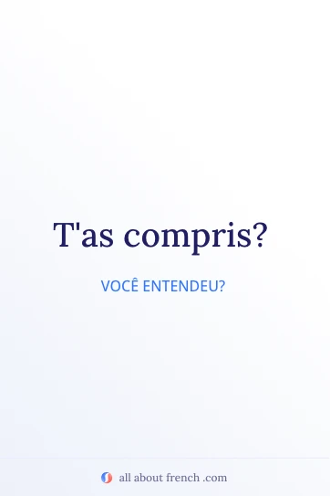 frase francesa estética tas compris