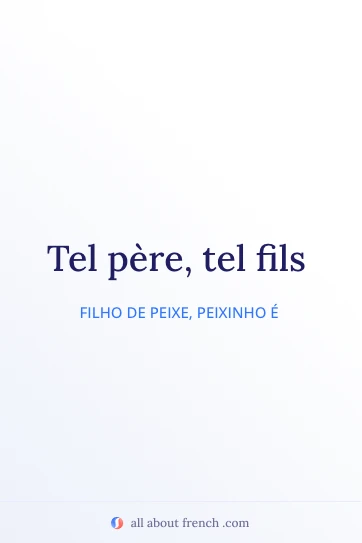 citação francesa estética tel pere tel fils