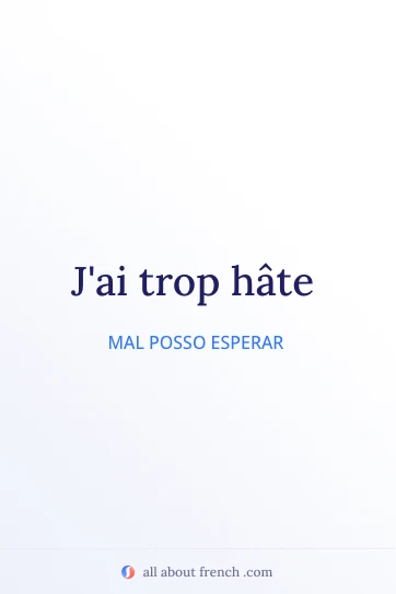 citação estética em francês trop hate