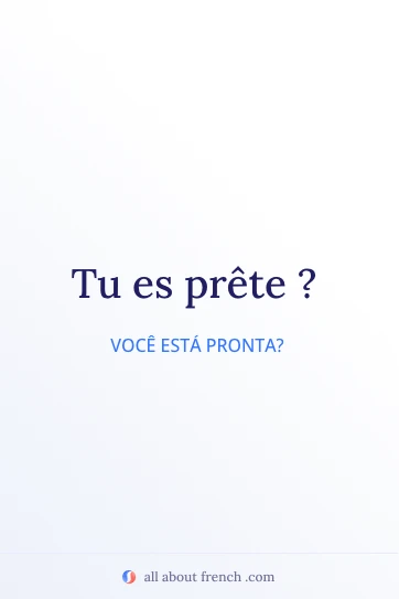 citação estética em francês tu es prete