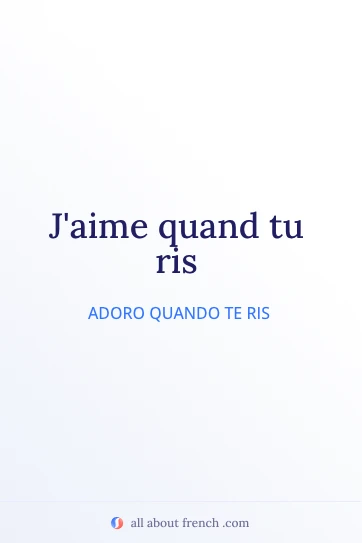 citação estética em francês aimer quand tu ris