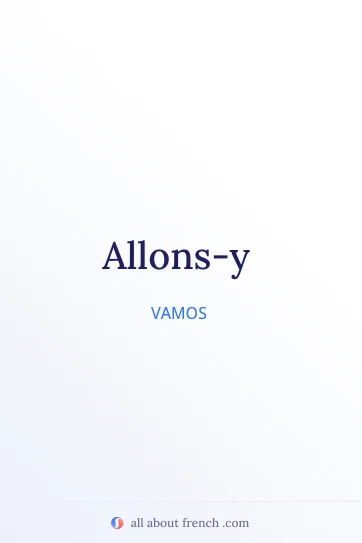 citação francesa estética allons y