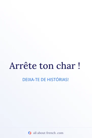 citação francesa estética arrete ton char