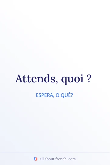 citação francesa estética attends quoi
