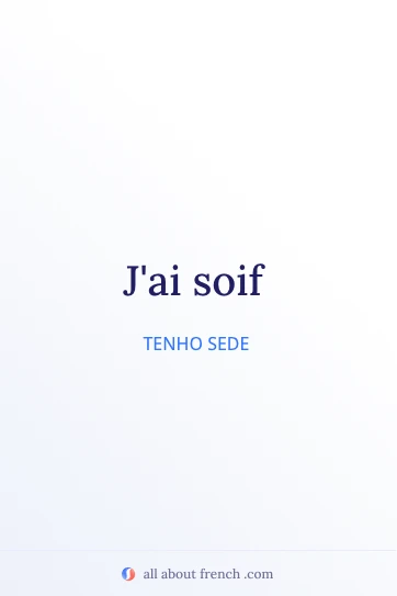 citação francesa estética avoir soif