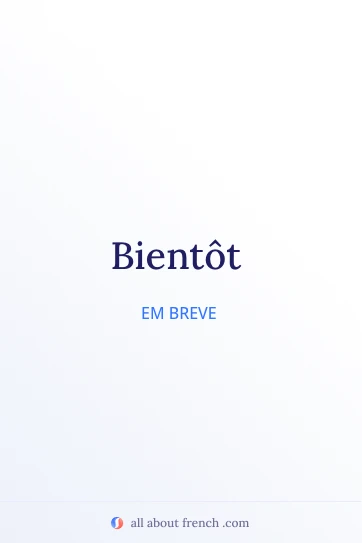 citação francesa estética bientôt
