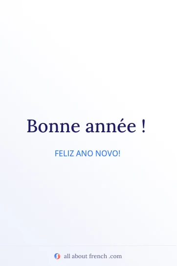 citação francesa estética bonne annee
