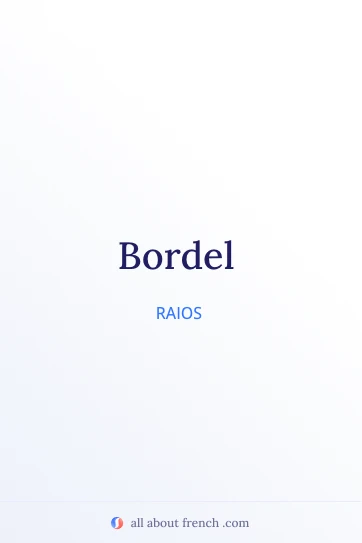 citação francesa estética bordel