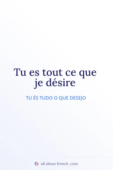 citação estética em francês ce que je désire