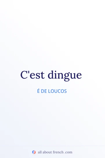 citação estética em francês cest dingue