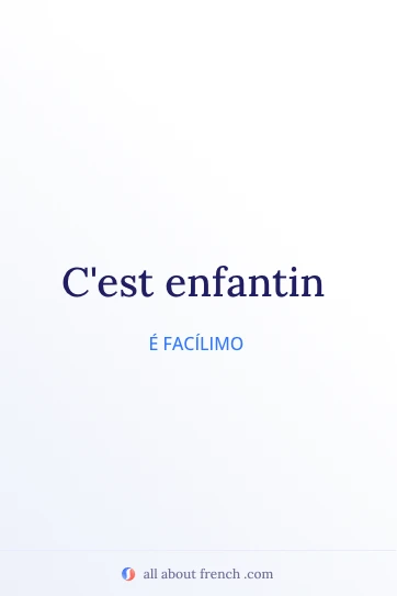 citação francesa estética cest enfantin