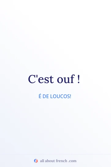 citação francesa estética cest ouf