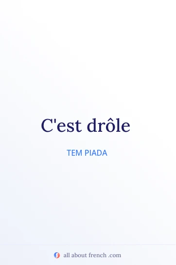 citação estética em francês drole