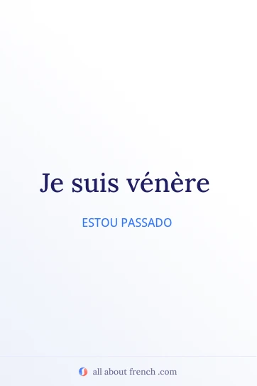 citação estética em francês etre venere