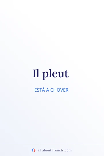citação francesa estética il pleut