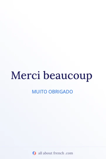 citação estética em francês merci beaucoup