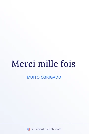 citação francesa estética merci mille fois