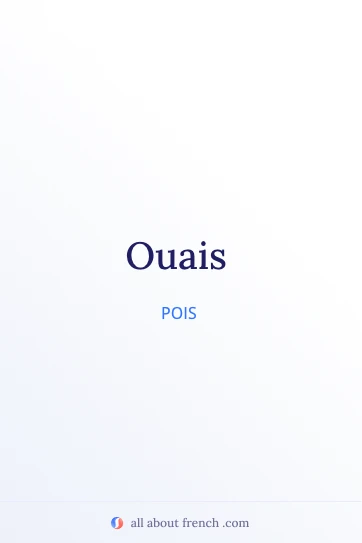 citação francesa estética ouais