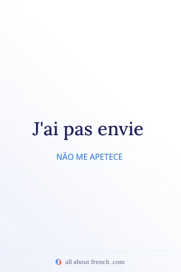 citação estética em francês pas envie