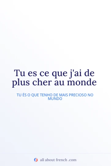 citação estética em francês plus cher au monde