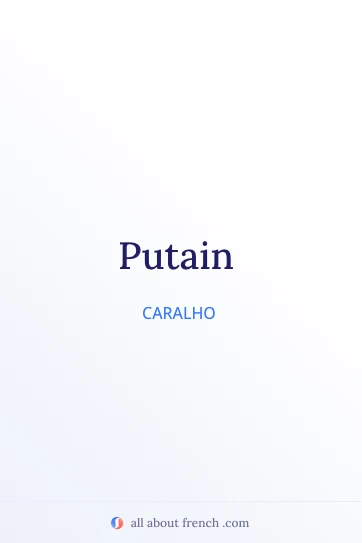 citação francesa estética putain