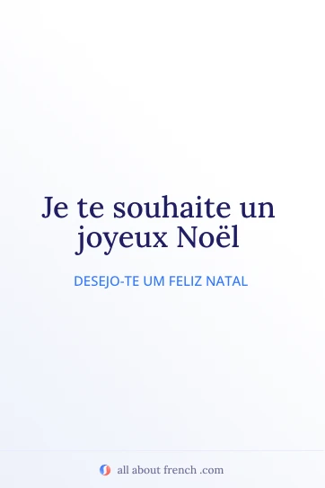 citação estética em francês souhaiter joyeux noel