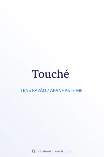 citação francesa estética touché