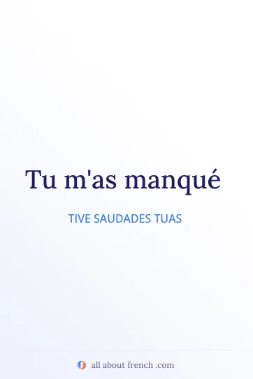 citação francesa estética tu mas manque