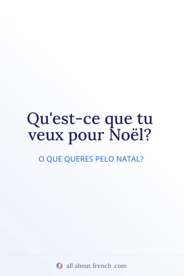 citação estética em francês veux pour Noël