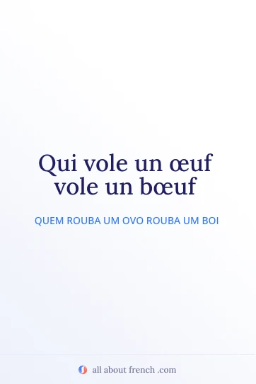 citação francesa estética vole oeuf vole boeuf