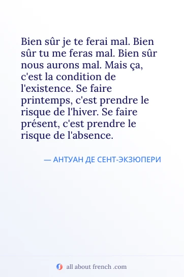 эстетичная французская цитата bien sur je te ferai mal