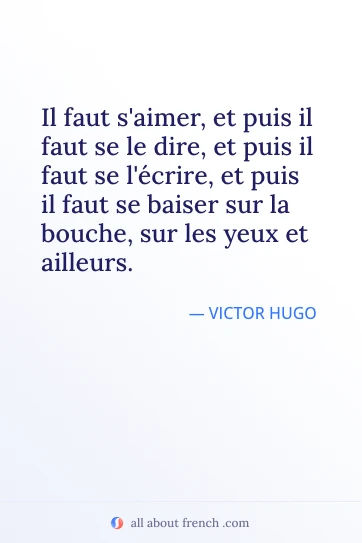 唯美的法语名言 aimer se dire se lecrire