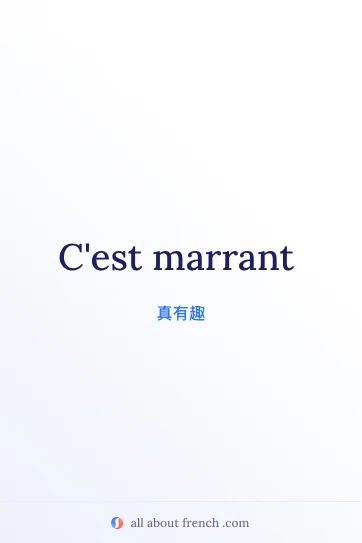 法语名言 c'est marrant 唯美配图