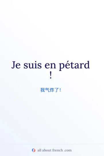 法语名言 etre en petard 的美学图片