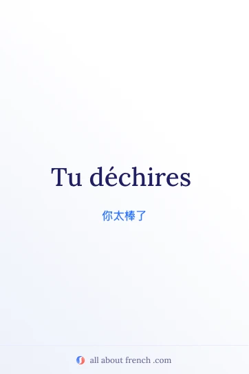 法语名言 tu dechires 美学配图